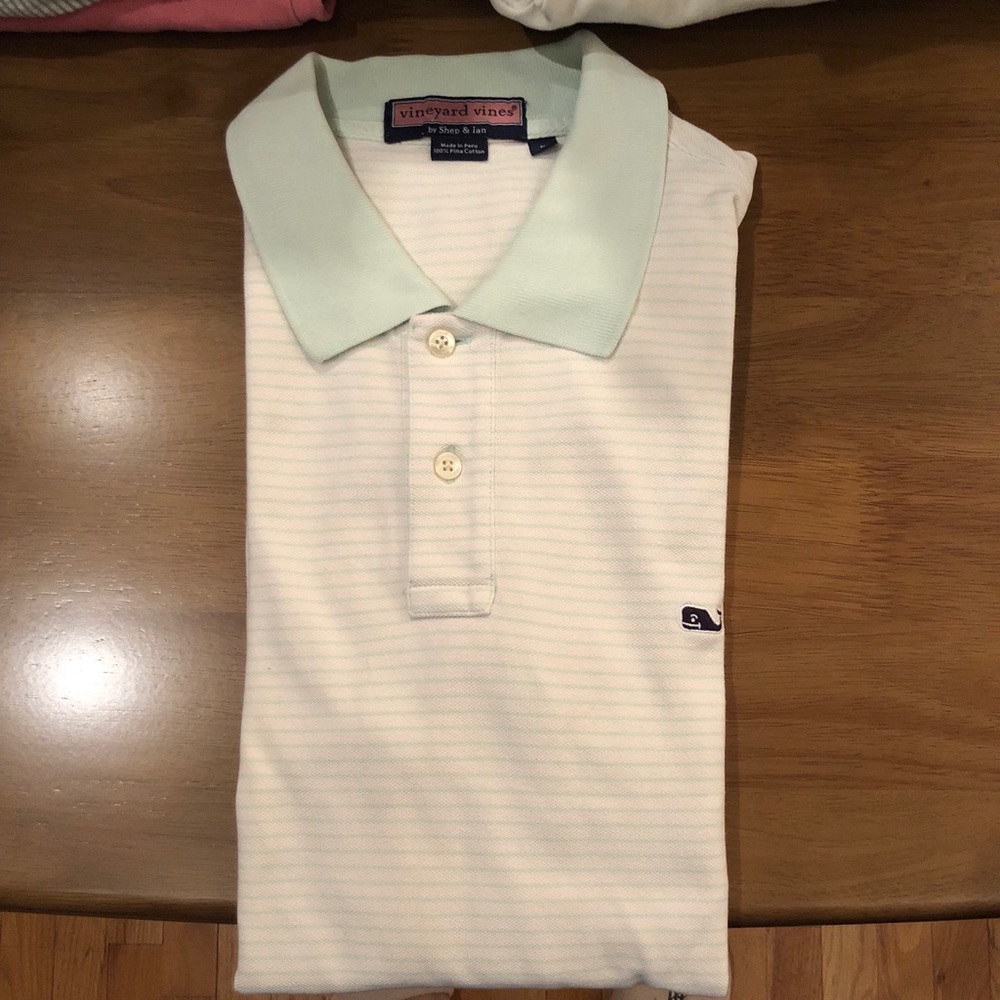 Vineyard vines striped polo shirt